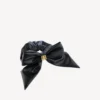 Clemence XL-scrunchie voor dames in zwart/goud