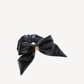 Clemence XL-scrunchie voor dames in zwart/goud