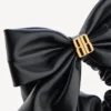 Clemence XL-scrunchie voor dames in zwart/goud