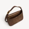 Clicca-schoudertas voor dames, medium, in muscade
