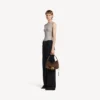 Clicca-schoudertas voor dames, medium, in muscade