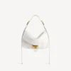 Clicca-schoudertas voor dames, medium, in sneeuwwit