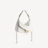 Clicca-schoudertas voor dames, medium, in sneeuwwit