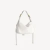 Clicca-schoudertas voor dames, medium, in sneeuwwit