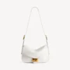 Clicca-schoudertas voor dames, medium, in sneeuwwit