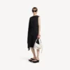 Clicca-schoudertas voor dames, medium, in sneeuwwit