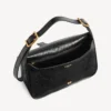 Clicca-schoudertas voor dames, medium, in zwart