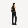 Clicca-schoudertas voor dames, medium, in zwart