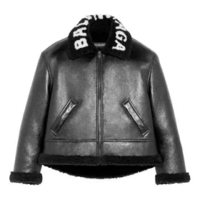 Cocoon leren pilotenjas “Black” 646456TKS311069