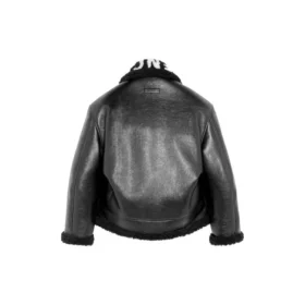 Cocoon leren pilotenjas “Black” 646456TKS311069