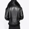 Cocoon leren pilotenjas “Black” 646456TKS311069