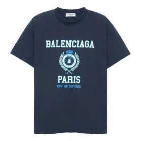 College 1917 T-shirt met medium pasvorm “Blue” 612965TMV954140