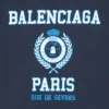 College 1917 T-shirt met medium pasvorm “Blue” 612965TMV954140