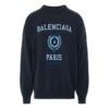 College Crest-sweatshirt met ronde hals “Navy” 696226T32394640