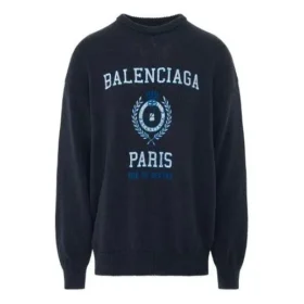 College Crest-sweatshirt met ronde hals “Navy” 696226T32394640