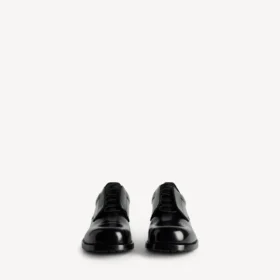 Comfortabele heren-veterschoenen in zwart