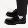 Comfortabele heren-veterschoenen in zwart