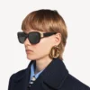 Cosmo Square AF-zonnebril voor dames in zwart