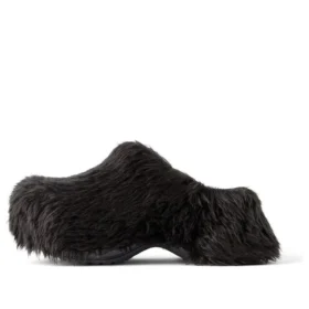Crocs-muiltjes “Black Fake Fur on Rubber” 720762W0FOU1000