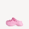 Crocs™-muiltjes voor dames met Jibbitz™ in lichtroze