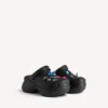 Crocs™-muiltjes voor dames met Jibbitz™ in zwart