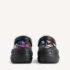 Crocs™-muiltjes voor dames met Jibbitz™ in zwart