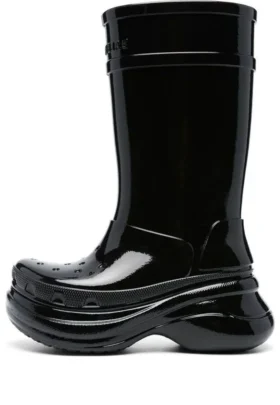 Crocs x Balenciaga laarzen met lakafwerking “Zwart” 677388W1S8X