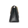 Crush Crocodile Medium kettingtas “Black” 716393210IX1000