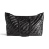 Crush grote, veelzijdige draagtas met quiltpatroon “Zwart” 7717182AAWW1000