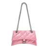 Crush kleine kettingtas, doorgestikt “Pink” 716351210J05812