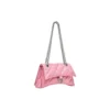 Crush kleine kettingtas, doorgestikt “Pink” 716351210J05812