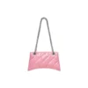 Crush kleine kettingtas, doorgestikt “Pink” 716351210J05812