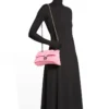 Crush kleine kettingtas, doorgestikt “Pink” 716351210J05812