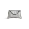 Crush kleine kettingtas met ‘Dirty’-effect “Silver” 7819202AA6X8110