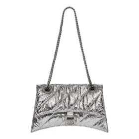 Crush kleine kettingtas met quiltpatroon “Silver” 716351210IW8110