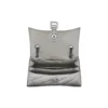 Crush kleine kettingtas met quiltpatroon “Silver” 716351210IW8110