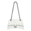 Crush kleine kettingtas met ruitpatroon “Optic White” 716351210J09001