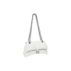 Crush kleine kettingtas met ruitpatroon “Optic White” 716351210J09001