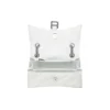 Crush kleine kettingtas met ruitpatroon “Optic White” 716351210J09001