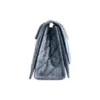 Crush middelgrote kettingtas, doorgestikt “Blue” 7163932AAGX4661