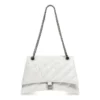 Crush middelgrote kettingtas, gewatteerd “Optic White” 716393210J09001