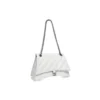 Crush middelgrote kettingtas, gewatteerd “Optic White” 716393210J09001