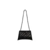 Crush middelgrote kettingtas met quiltpatroon “Black” 716393210IY1000