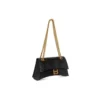 Crush Small Chain Bag met krokodillenreliëf “Black” 716351210IX1000