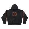 Crypto-hoodie Medium Fit “Black Faded” 742603TOVN71055