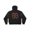Crypto-hoodie Medium Fit “Black Faded” 742603TOVN71055
