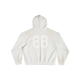 Crypto-hoodie, medium pasvorm “Off White” 742603TOVU7