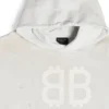 Crypto-hoodie, medium pasvorm “Off White” 742603TOVU7