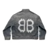 Crypto Large Fit-jas „Lichtblauw“ 750983TNW654036