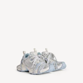 Dames 3XL Extreme Laces Logo Sneakers in wit/gebroken wit/lichtblauw